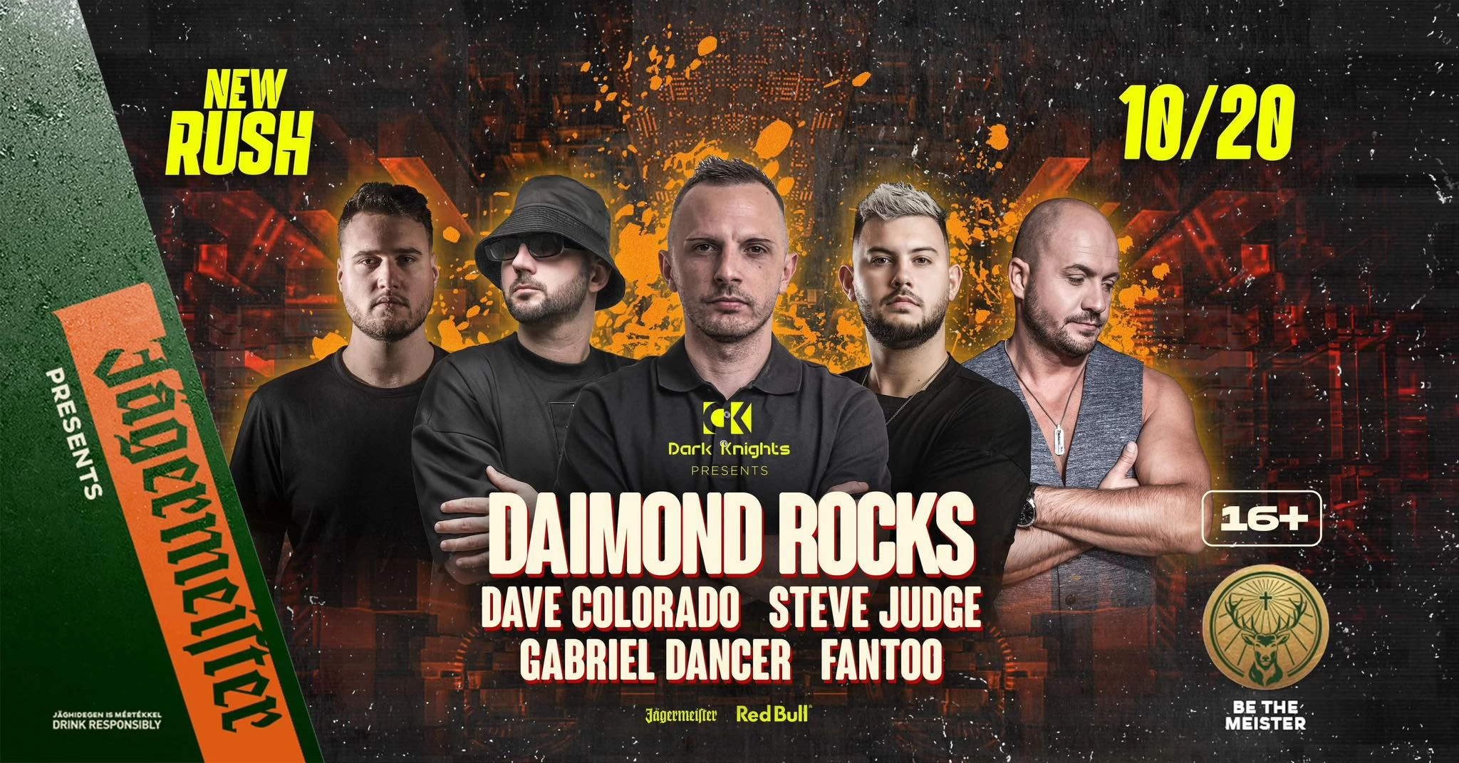 Dark Knights pres.: DAIMOND ROCKS 10/20 @ RUSH CLUB